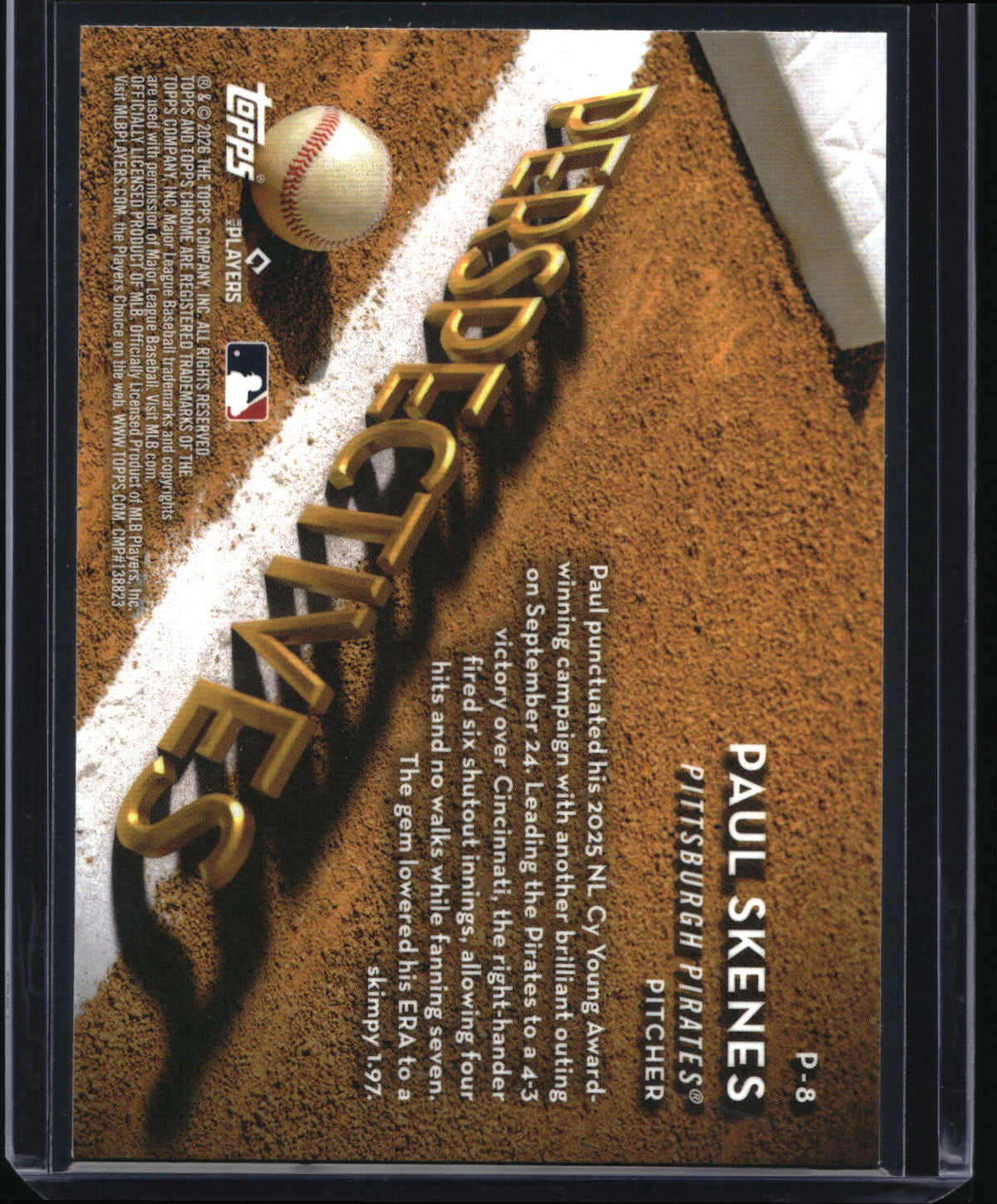 2026 Topps Chrome #P-8 Paul Skenes Perspectives