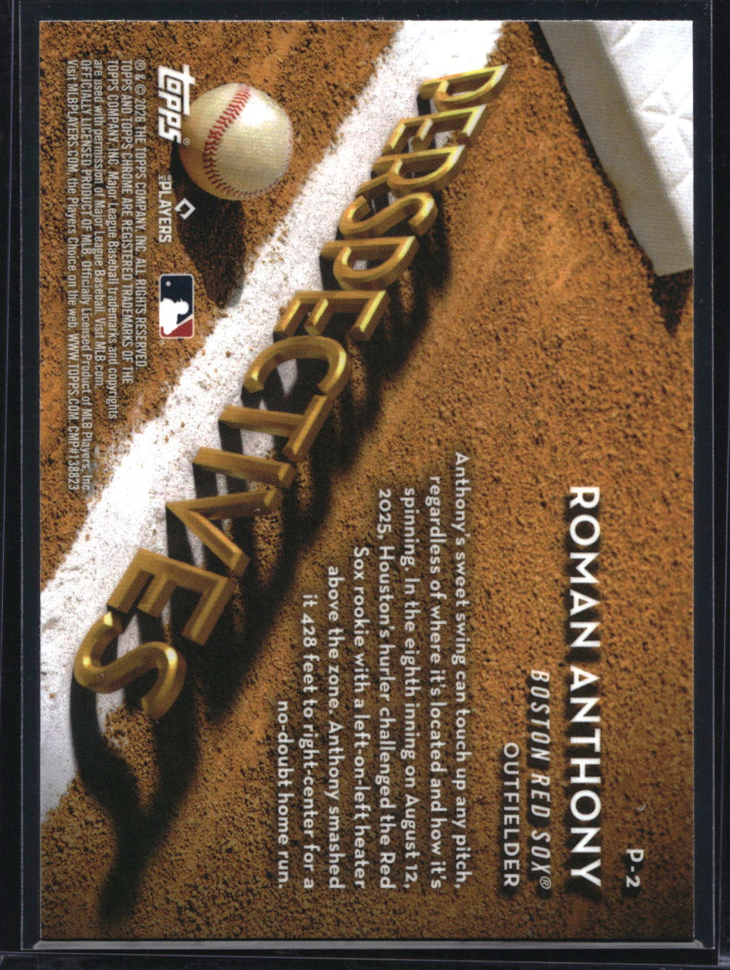 2026 Topps Chrome #P-2 Roman Anthony Perspectives