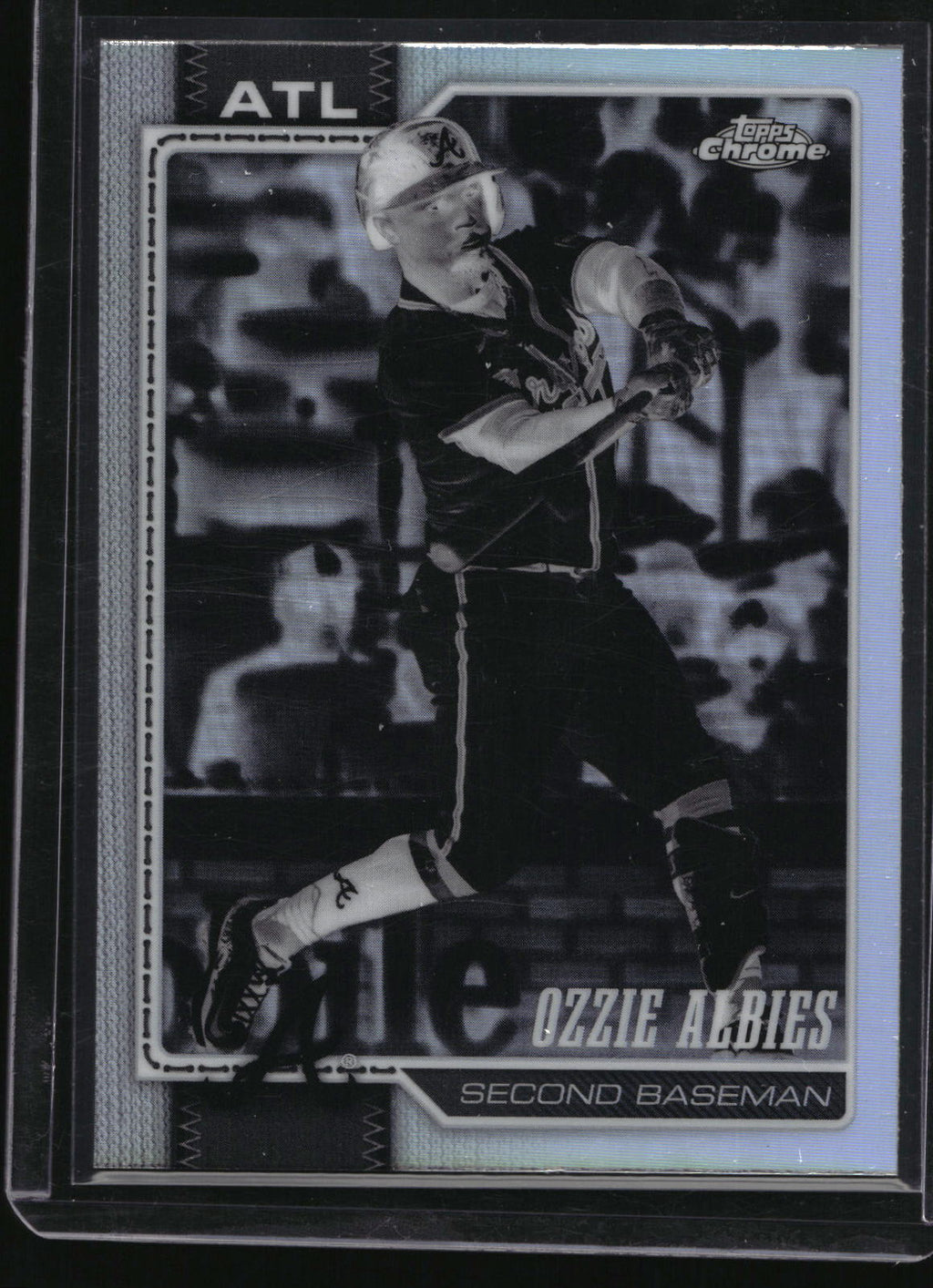 2026 Topps Chrome #297 Ozzie Albies Negative Refractor