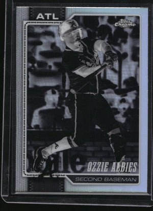 2026 Topps Chrome #297 Ozzie Albies Negative Refractor