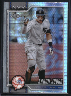 2026 Topps Chrome #100 Aaron Judge Prism Refractor