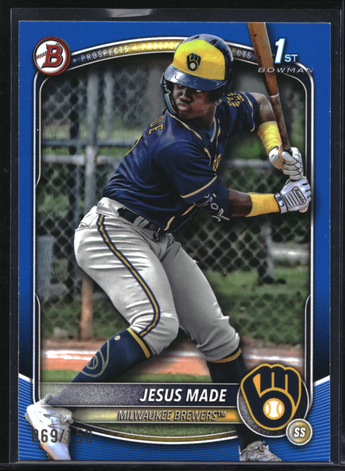 2025 Bowman #BP-66 Jesus Made Prospects Blue #/150