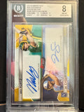 2025 Bowman's Best Dual Auto Gold Refractors #DAKC Kurtz/Caglianone BGS 8.0