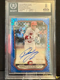 2026 Bowman Chrome Prospect Autographs Blue X-Fractors #CPAPN Pablo Nunez BGS 8