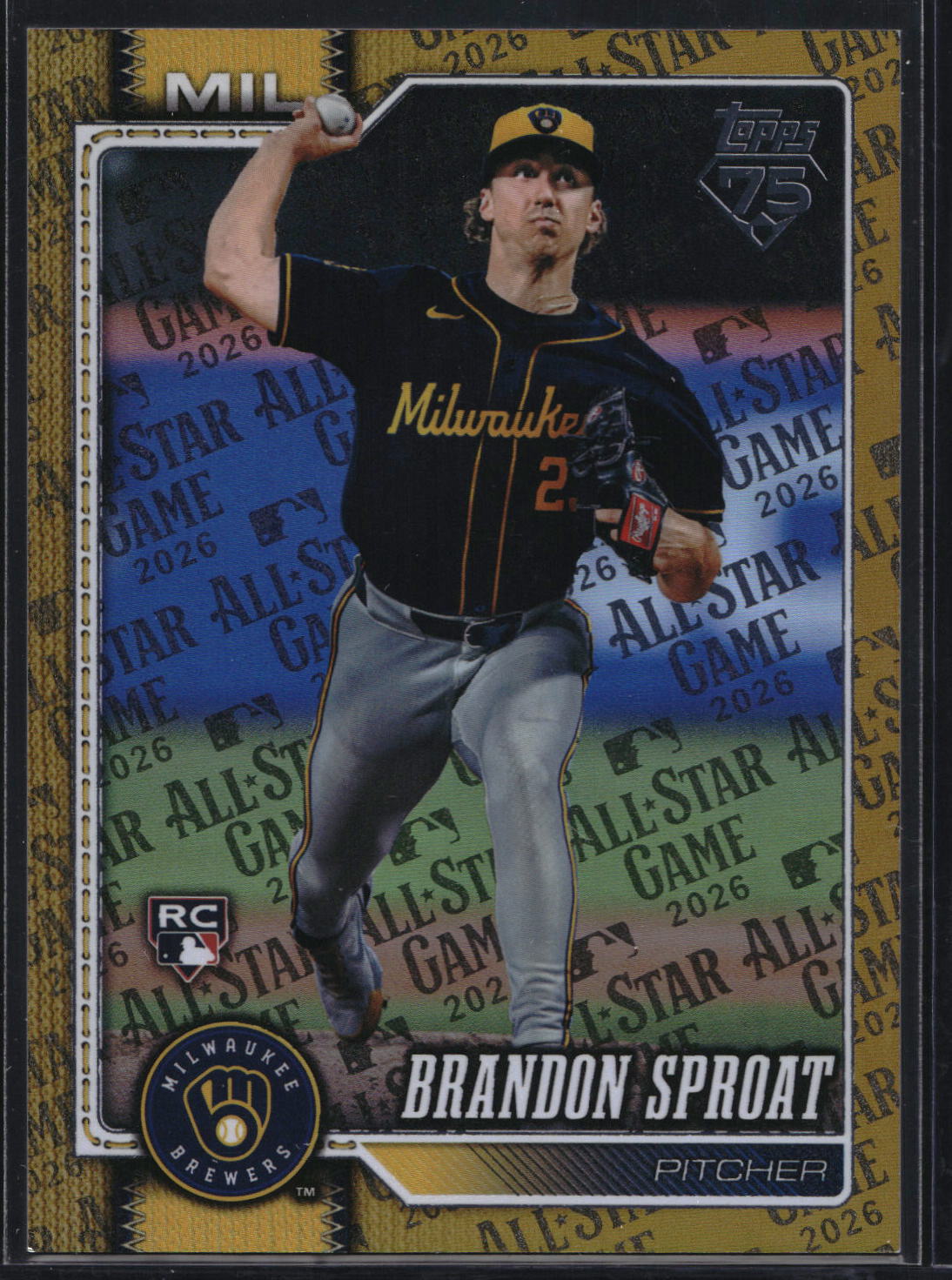 2026 Topps #534 Brandon Sproat All-Star Game Gold #/50