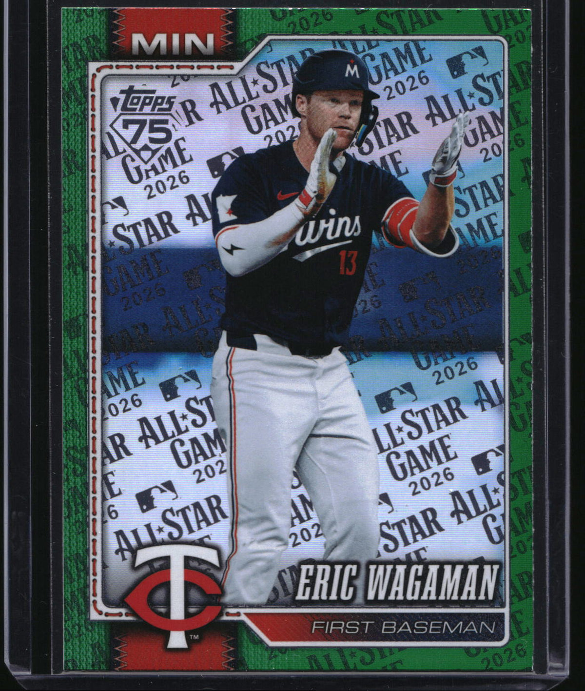 2026 Topps #394 Eric Wagaman All-Star Game Green #/99