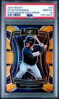 2024 Panini Select Phenomenon #18 Kevin Mcgonigle Phenomenon-Gold Prizm PSA 10