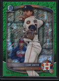 2025 Bowman #BCP-48 Cam Smith Chrome Prospects Green Shimmer Refractor 30/99