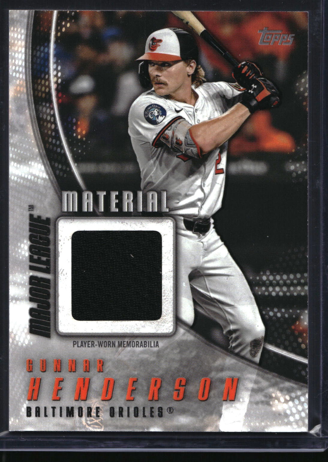 2025 Topps #MLM2-GH Gunnar Henderson Major League Material Relics (Series Two)