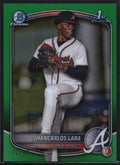 2025 Bowman #BCP-126 Jhancarlos Lara Chrome Prospects Green Refractor #/99