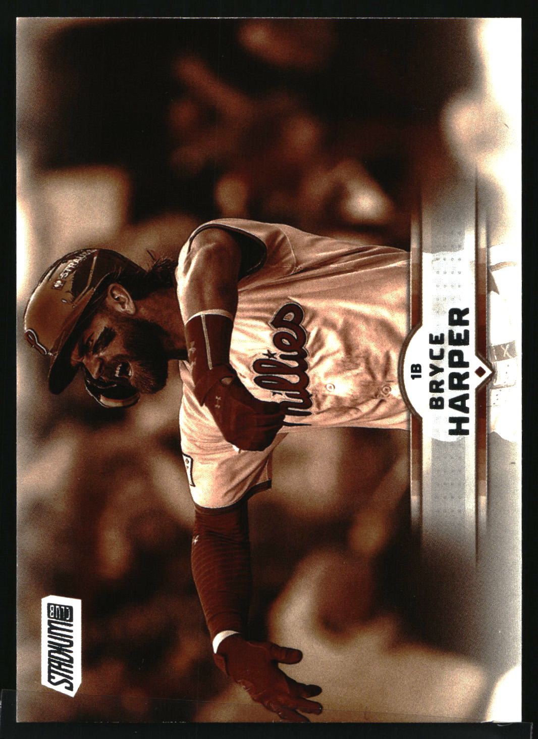 2025 Stadium Club #126 Bryce Harper Sepia