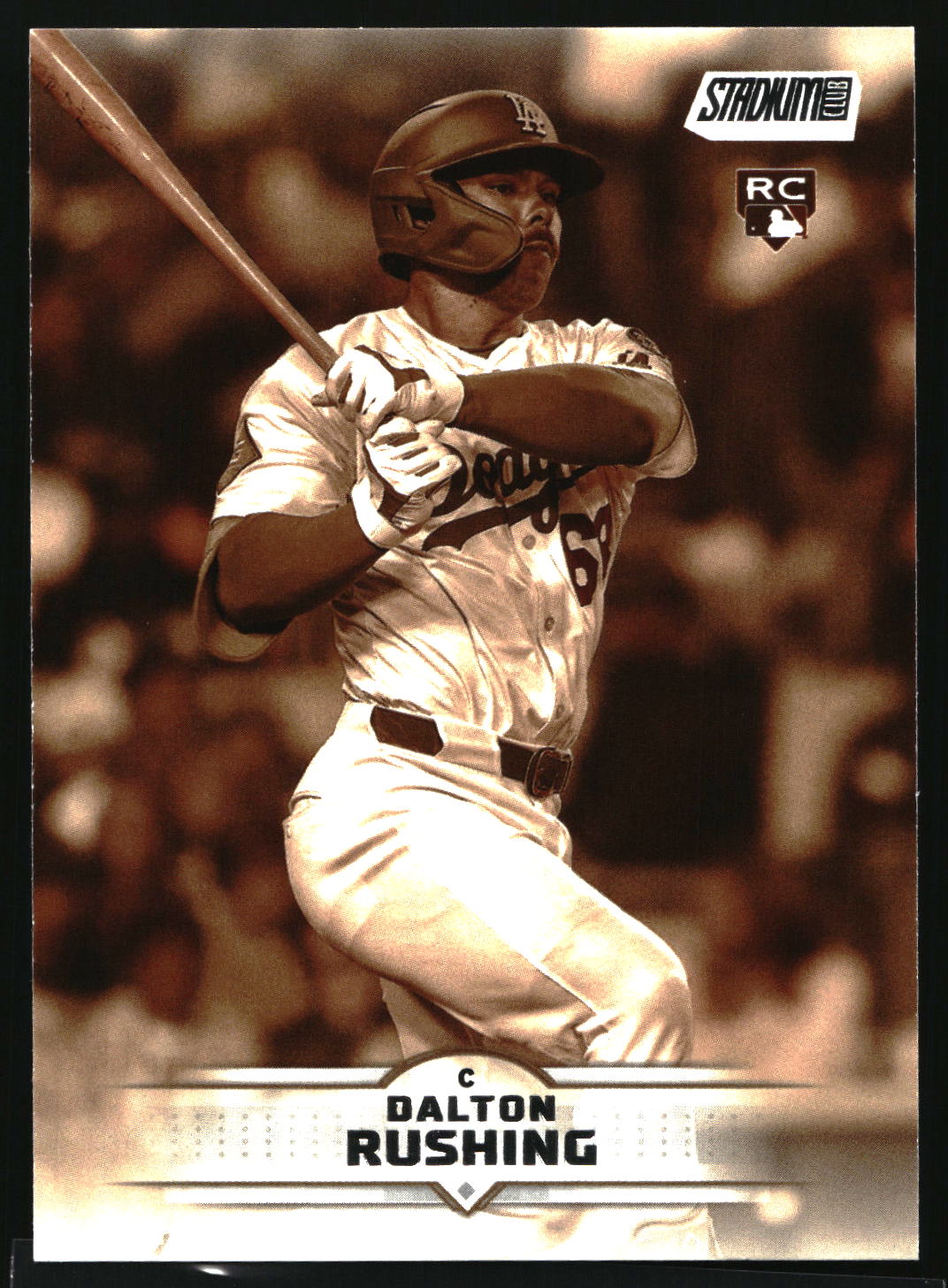2025 Stadium Club #154 Dalton Rushing Sepia