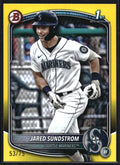 2025 Bowman #BP-85 Jared Sundstrom Prospects Yellow #/75