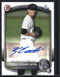 2025 Bowman #BPA-KE Konner Eaton Prospect Autographs