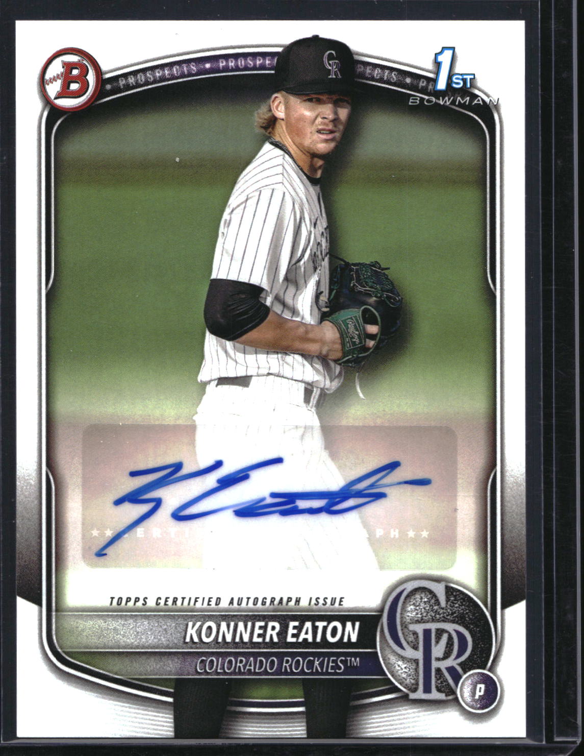 2025 Bowman #BPA-KE Konner Eaton Prospect Autographs