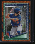 2025 Donruss #167 Jett Williams Optic Orange Velocity