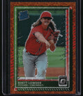 2025 Donruss #74 Rhett Lowder Optic Orange Velocity
