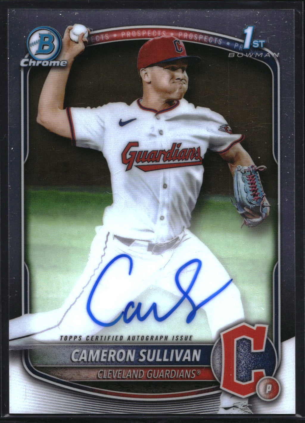 2025 Bowman #CPA-CS Cameron Sullivan Chrome Prospect Autographs