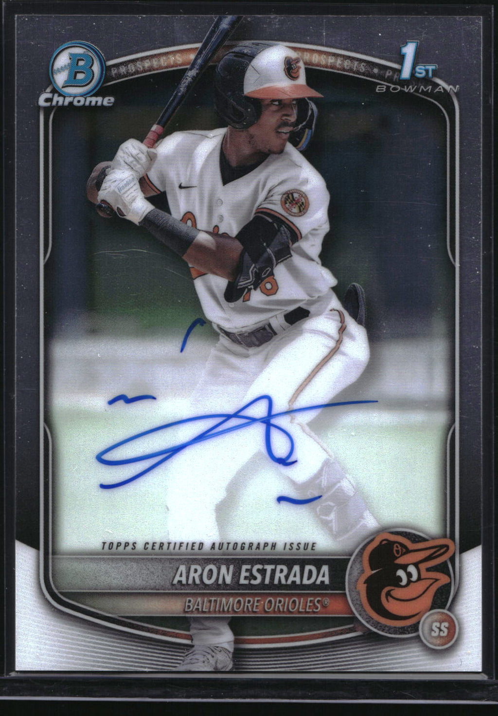 2025 Bowman #CPA-AES Aron Estrada Chrome Prospect Autographs