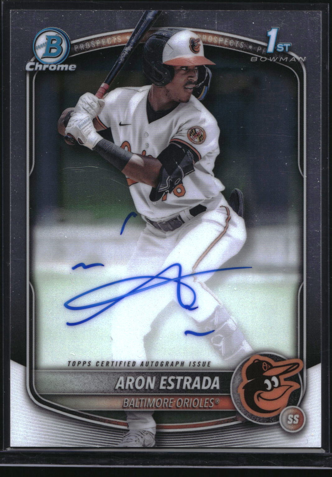 2025 Bowman #CPA-AES Aron Estrada Chrome Prospect Autographs