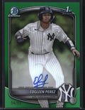 2025 Bowman CPA-EPZ Edgleen Perez Chrome Autograph Green Refractor /99