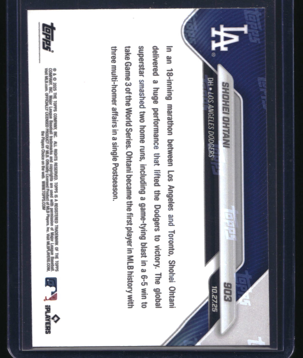 2025 Topps Now #903 Shohei Ohtani