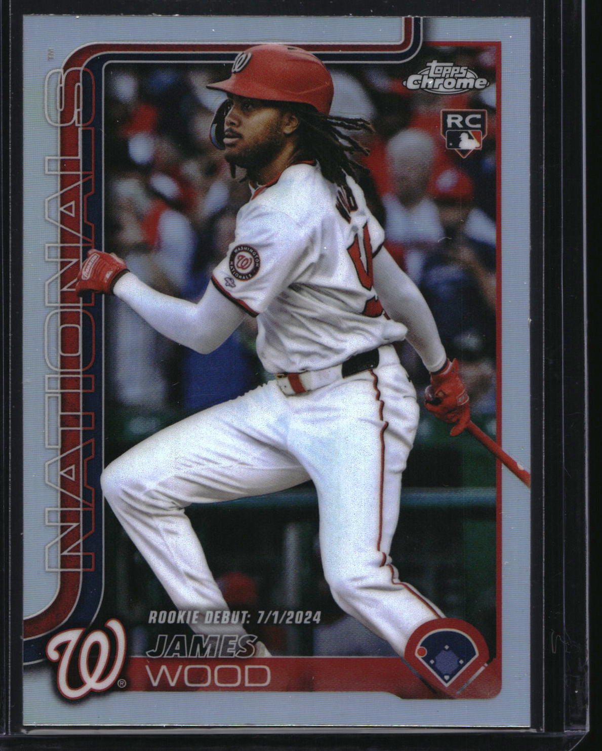2025 Topps Chrome Update #USC95 James Wood Refractor