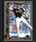 2025 Topps Holiday #H58 Jordan Westburg Silver Glitter Holiday