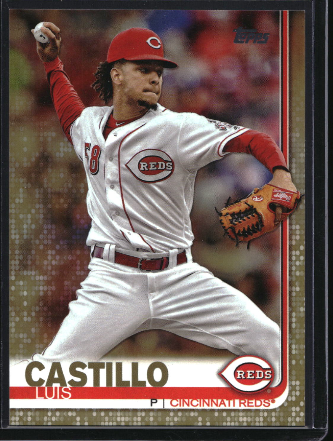 2019 Topps #156 Luis Castillo Gold #/2019
