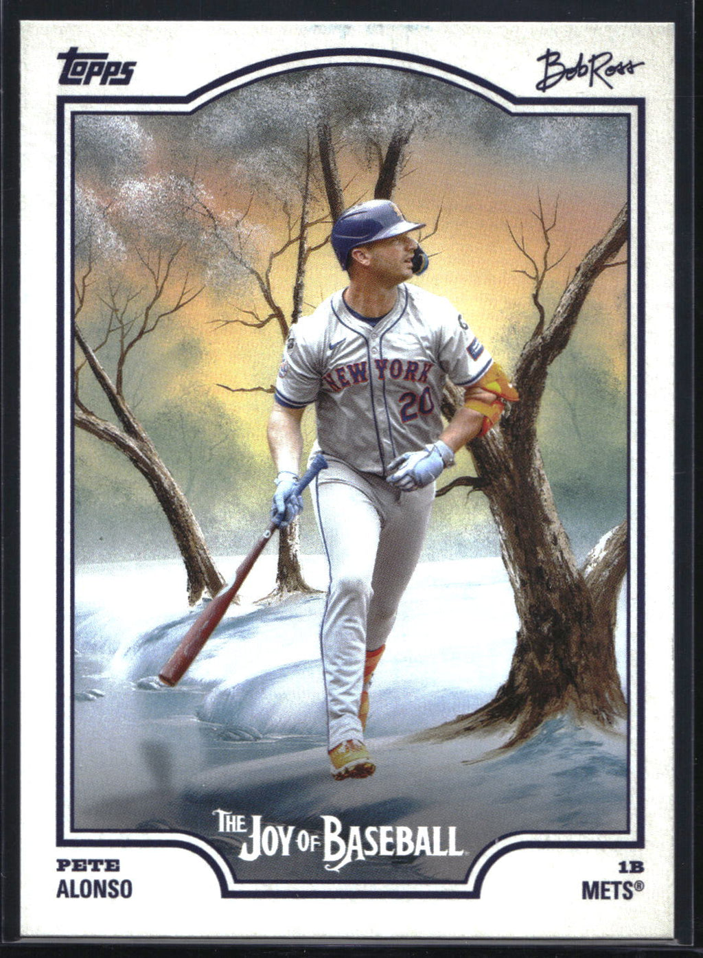 2025 Topps x Bob Ross: The Joy of Baseball #20 Pete Alonso