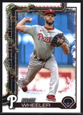 2025 Topps Holiday #H179 Zack Wheeler Back Variation Short Print