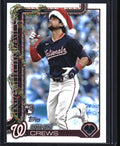2025 Topps Holiday #H46 Dylan Crews Santa Hat Variation SP