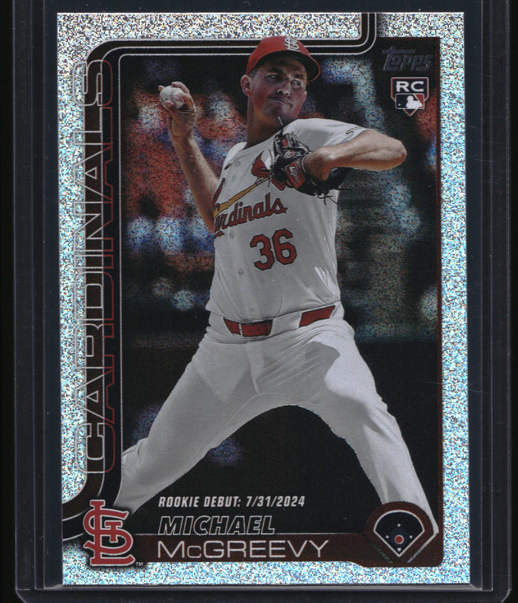 2025 Topps Update #US60 Michael McGreevy Sandglitter
