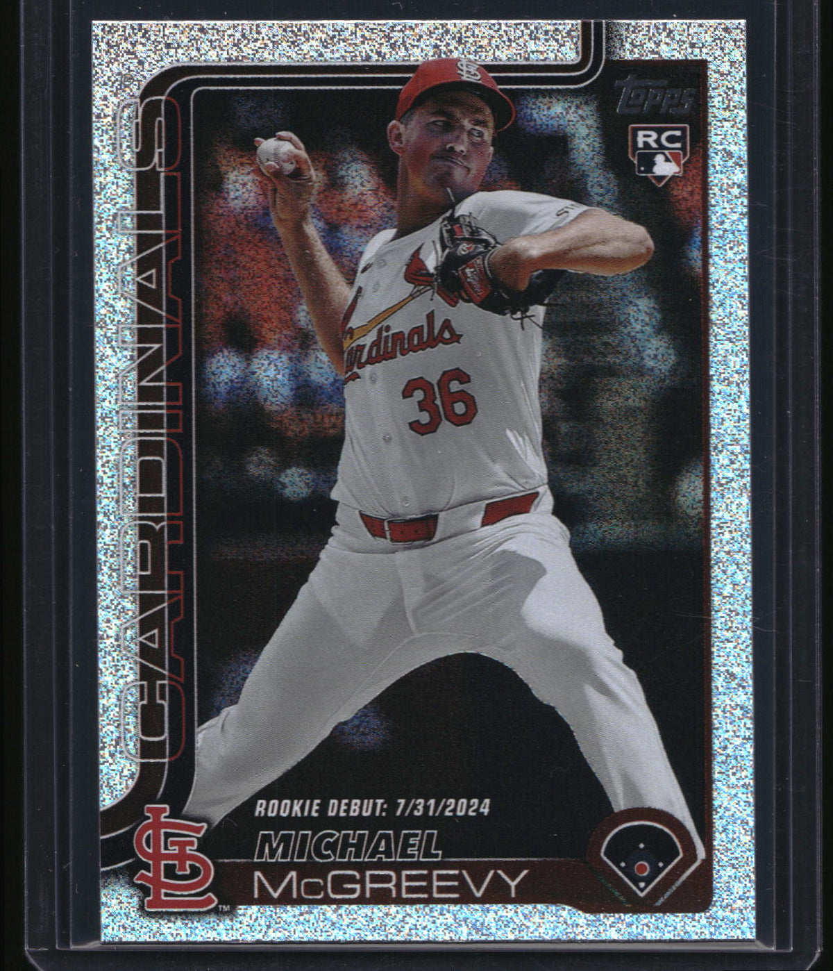 2025 Topps Update #US60 Michael McGreevy Sandglitter