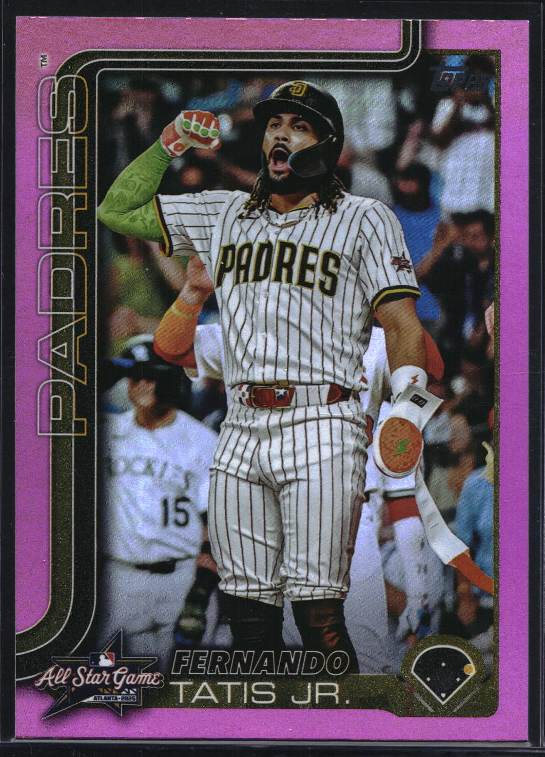 2025 Topps Update #ASG-28 Fernando Tatis Jr. 2025 All-Star Game Pink Foil