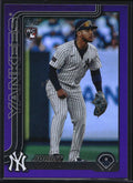 2025 Topps Update #US258 Jorbit Vivas Purple Rainbow Foil #/250