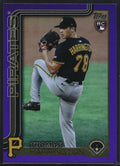 2025 Topps Update #US273 Thomas Harrington Purple Rainbow Foil #/250
