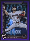 2025 Topps Update #US347 Michael Soroka Purple Rainbow Foil #/250