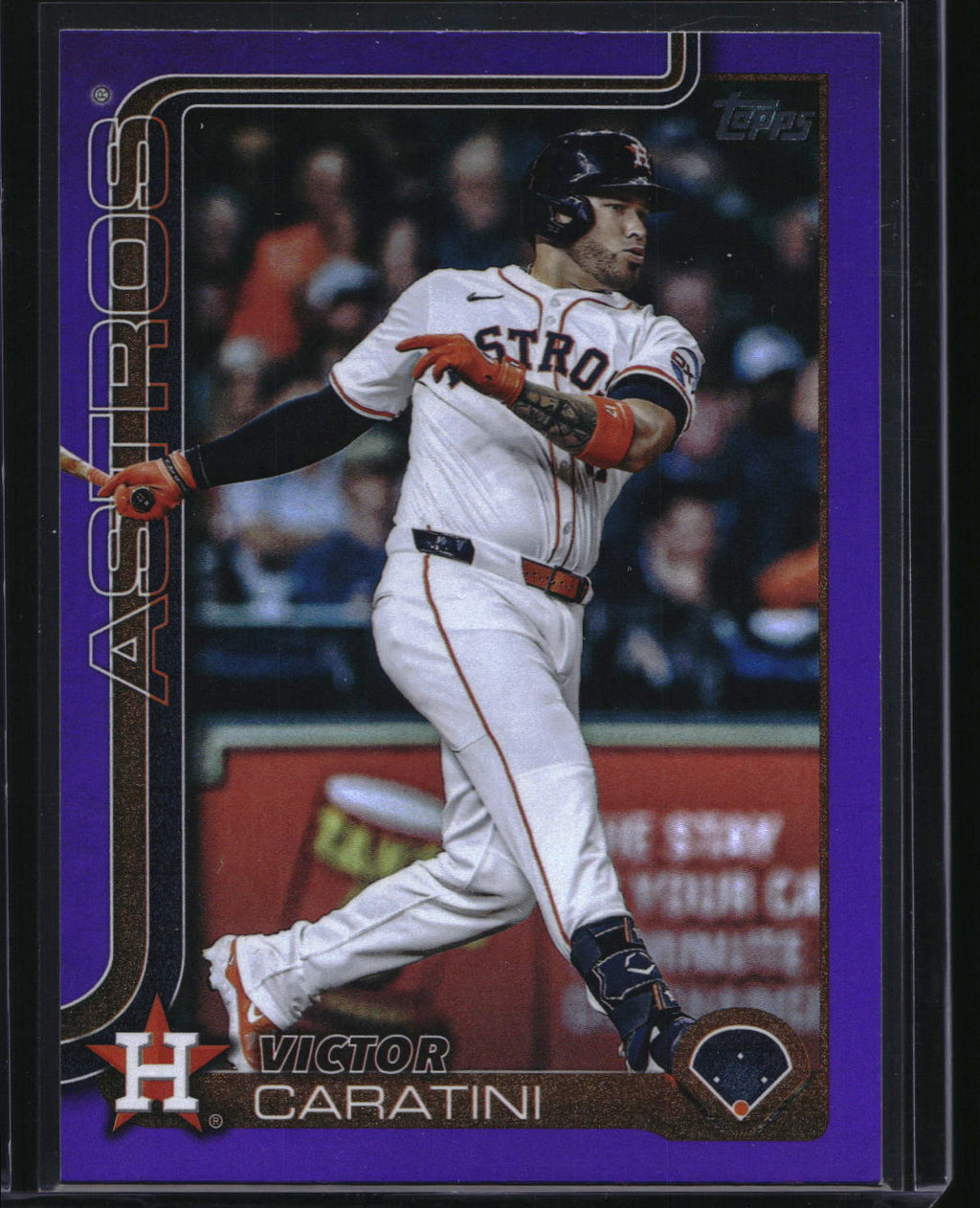 2025 Topps Update #US149 Victor Caratini Purple Rainbow Foil #/250