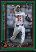 2025 Topps Update #US242 Charlie Morton Green Rainbow Foil #/99
