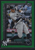 2025 Topps Update #US86 Aaron Judge Green Rainbow Foil #/99