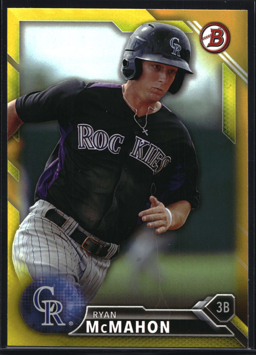 2016 Bowman #BP122 Ryan McMahon Prospects Yellow