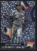 2025 Topps Chrome Cosmic #SF-30 Jazz Chisholm Jr. Starfractor