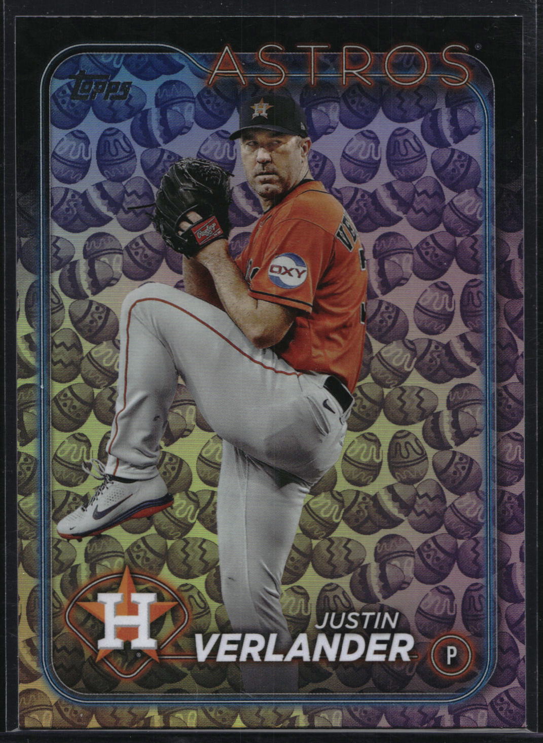 2024 Topps #62 Justin Verlander Holiday Eggs