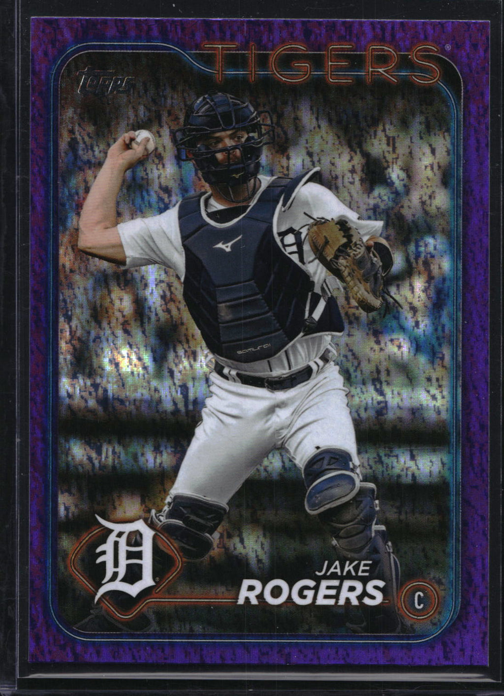 2024 Topps #302 Jake Rogers Purple Holofoil #/799