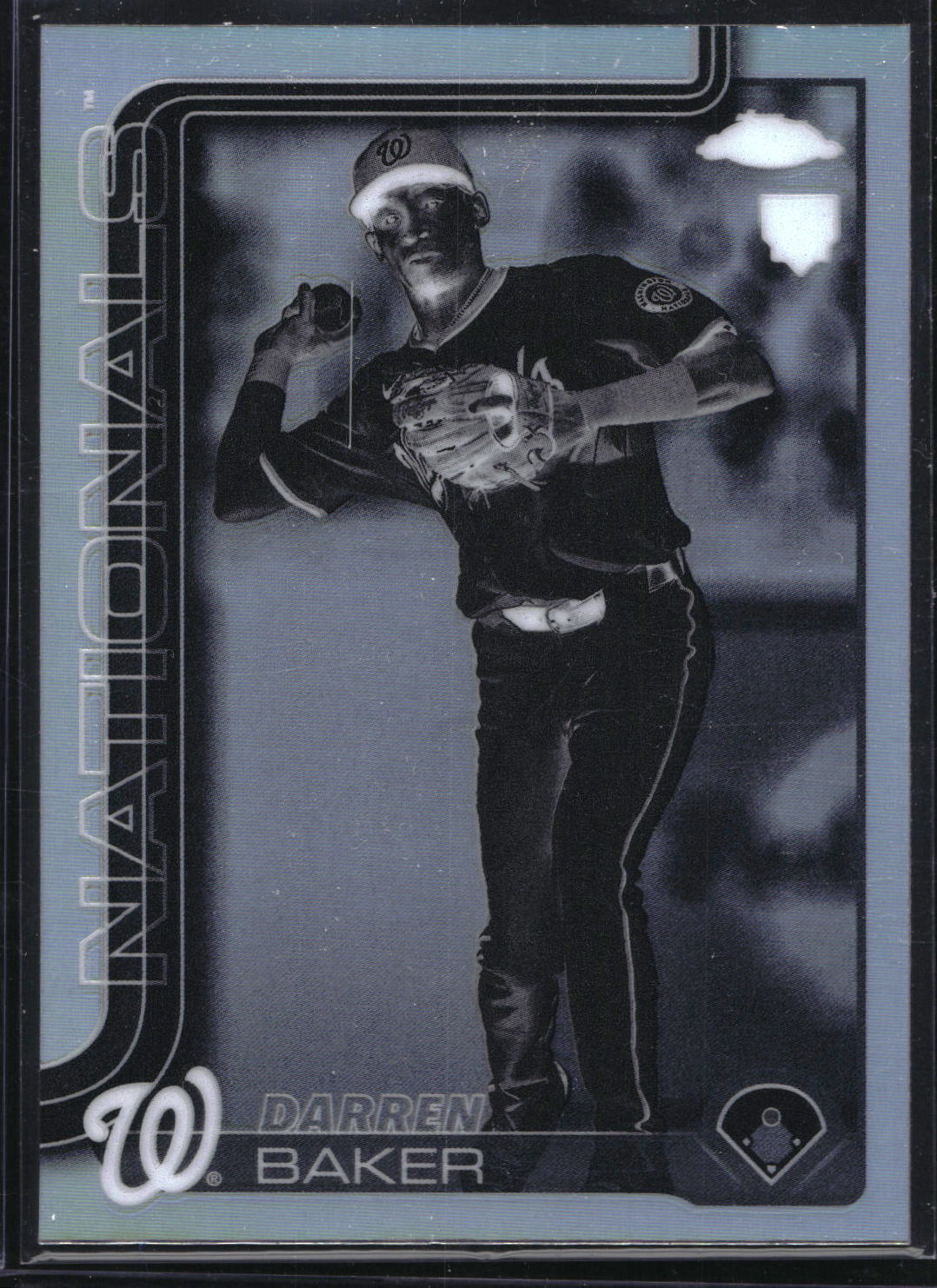 2025 Topps Chrome #231 Darren Baker Negative Refractor
