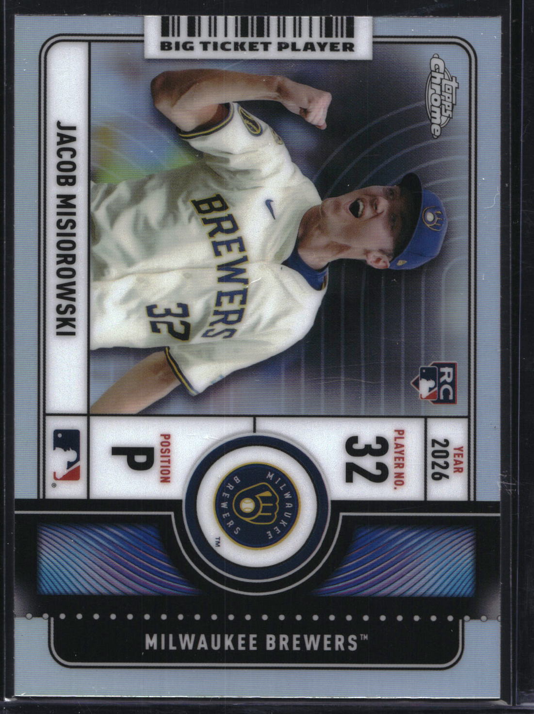 2026 Topps Chrome #BTP-2 Jacob Misiorowski Big Ticket Players