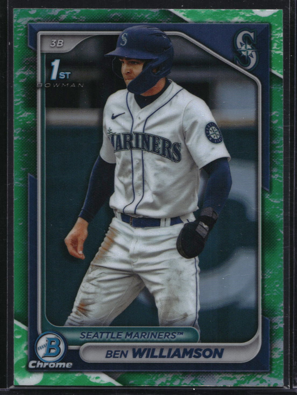 2024 Bowman #BCP-67 Ben Williamson Chrome Prospects Lunar Glow Refractor