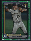 2024 Bowman #BCP-86 Brock Wilken Chrome Prospects Lunar Glow Refractor