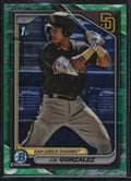 2024 Bowman #BCP-111 J.D. Gonzalez Chrome Prospects Lunar Glow Refractor